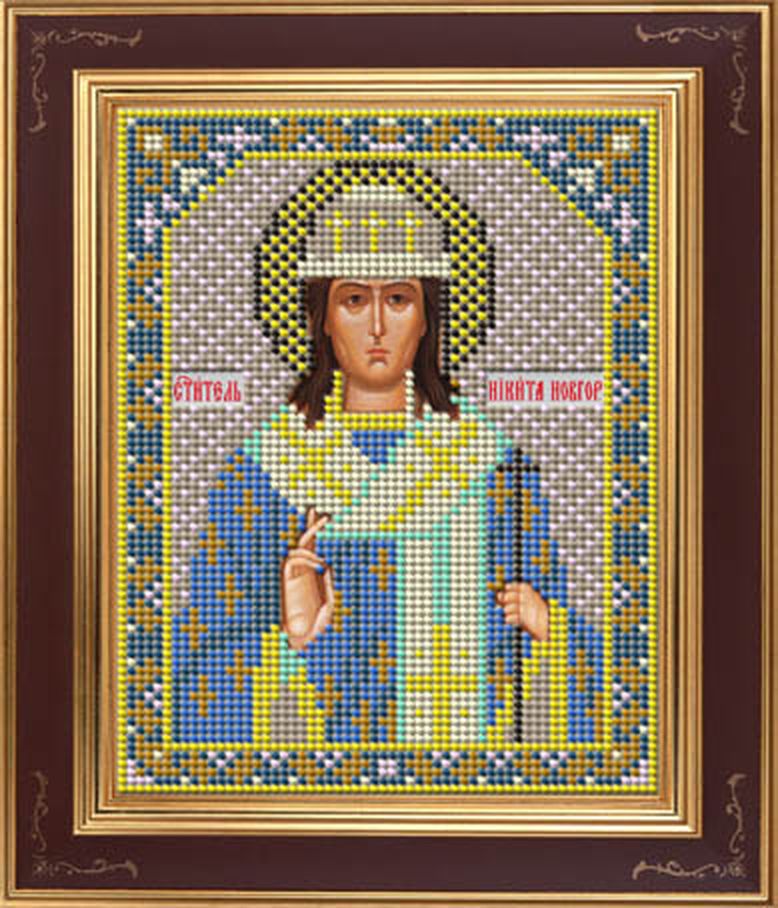Набор для вышивания бисером Икона "Св. Никита" арт. ГЕЛ-8179-1-ГЕЛ0083427 1