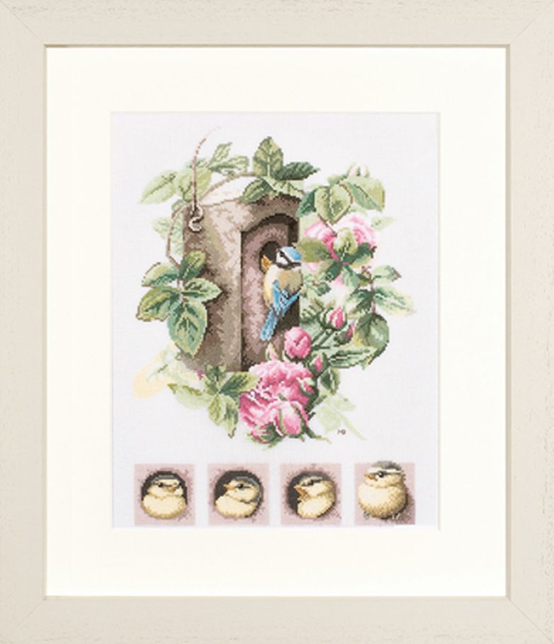 Набор для вышивания "Birdhouse with roses" арт. ГЕЛ-30882-1-ГЕЛ0074736 1