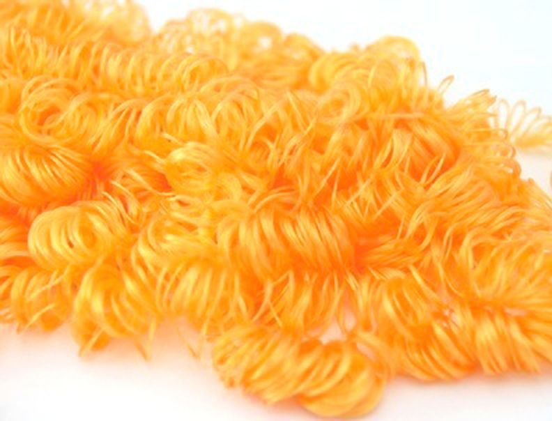 Волосы кудряшки, длина в упаковке 180 см, цвет оранжевый арт. ГЕЛ-34455-1-ГЕЛ0194903 1