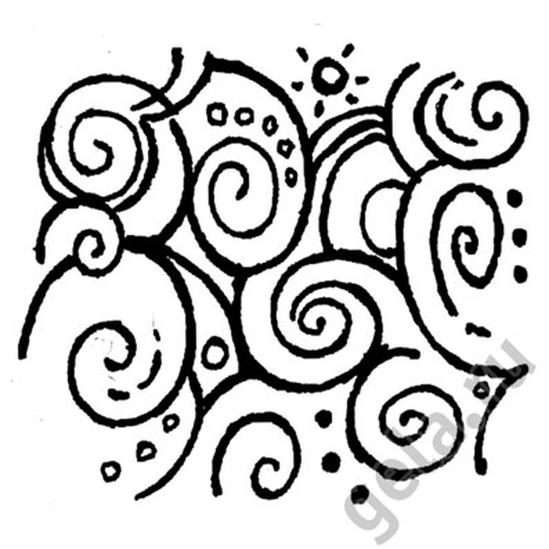 Деревянный штамп "Спираль" арт. ГЕЛ-17030-1-ГЕЛ0057241 1