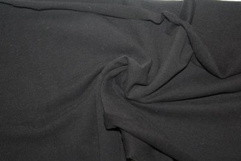 Футер 2-х ниточный петельный с лайкрой цвет черный 40-02 арт. СОТ-75-1-СОТ0000075 1