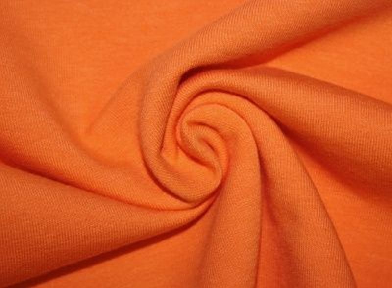 Футер 2-х ниточный петельный с лайкрой цвет оранжевый 06-01 арт. СОТ-214-1-СОТ0000214