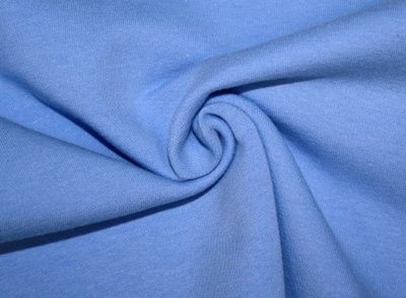 Футер 2-х ниточный петельный с лайкрой цвет голубой 18-02 арт. СОТ-494-1-СОТ0000494