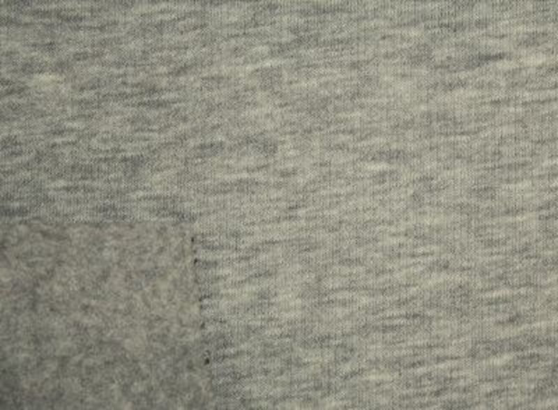 Футер 3-х ниточный с начесом серый меланж 50-04 пенье в рулоне арт. СОТ-730-1-СОТ0000730 1