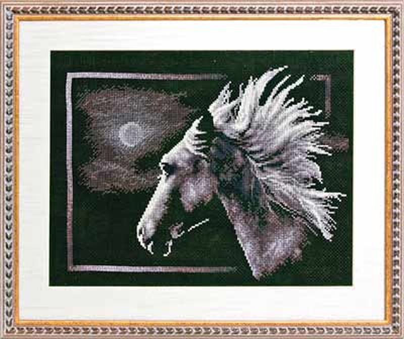 Набор для вышивания "PANNA" J-0527 ( Ж-0527 ) "Лунный конь" арт. ГММ-102288-1-ГММ002503716182 1