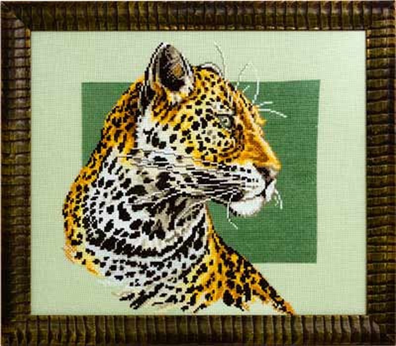 Набор для вышивания "PANNA" J-0664 ( Ж-0664 ) "Леопард" арт. ГММ-102450-1-ГММ002697998062 2