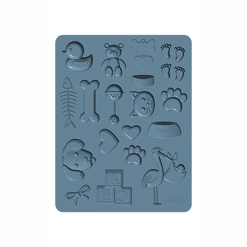 "Sculpey" Silicone Bakeable Mold силиконовая форма для слепков APM арт. ГММ-108456-5-ГММ064287707044 2