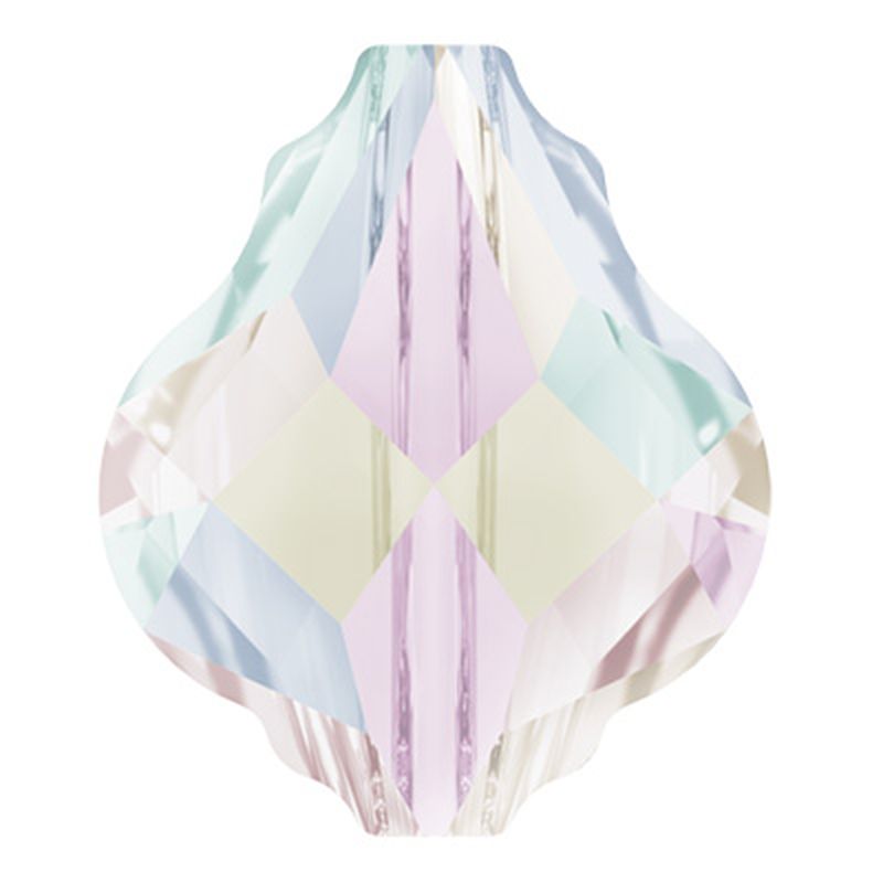 Бусины стеклянные "Сваровски" 5058 Crystal AB 14 мм 4 шт в пакете кристалл арт. ГММ-2486-1-ГММ0062069 1