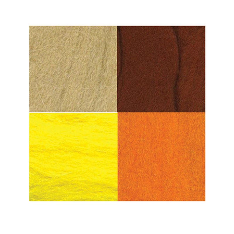 Набор шерсти для валяния AFW-040 100% мериносовая шерсть 4х10г арт. ГММ-5933-8-ГММ0049989 1