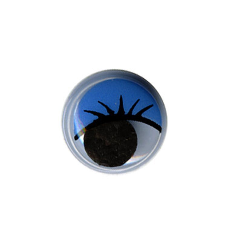 Глаза круглые с бегающими зрачками д.8 мм "HobbyBe" MER-8 арт. ГММ-6881-2-ГММ0001008