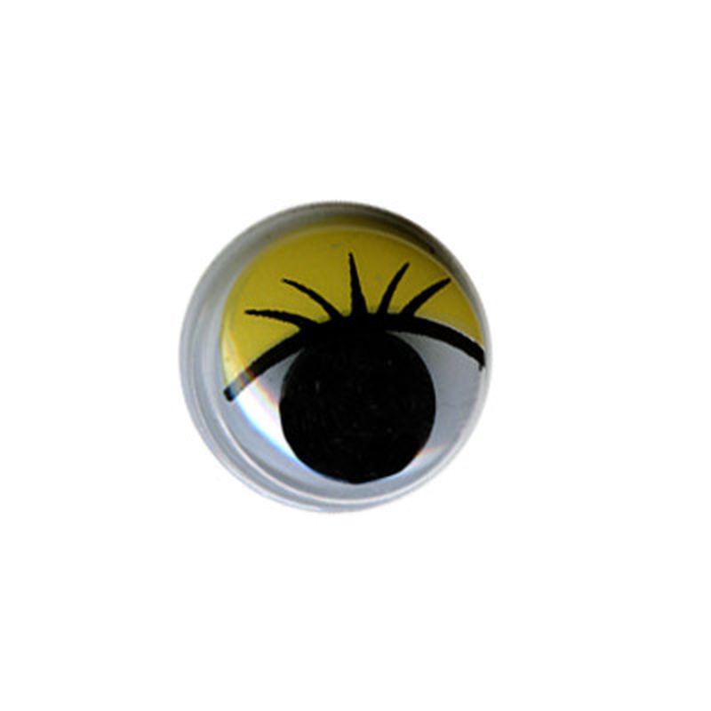 Глаза круглые с бегающими зрачками д.8 мм "HobbyBe" MER-8 арт. ГММ-6881-4-ГММ0034044 1