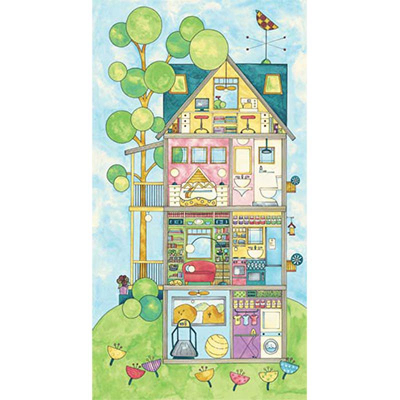 Ткани для пэчворка PEPPY HOME FOR YOU AND ME PANEL 4678 ФАСОВКА 60 x 110 см 145 г/кв.м 100% хлопок арт. ГММ-7633-1-ГММ0005935 1