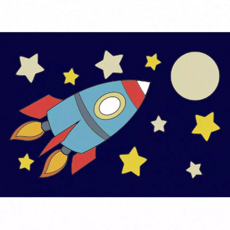 Набор для раскрашивания цв.песком "Hobbius" SPT-01 16.5x23 см арт. ГММ-8854-5-ГММ0046687 - рис. 1