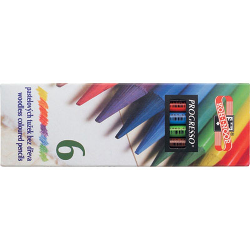 "KOH-I-NOOR" Набор цветных карандашей в лаке без дерева 6 цв. арт. ГММ-99079-1-ГММ005040500596 1