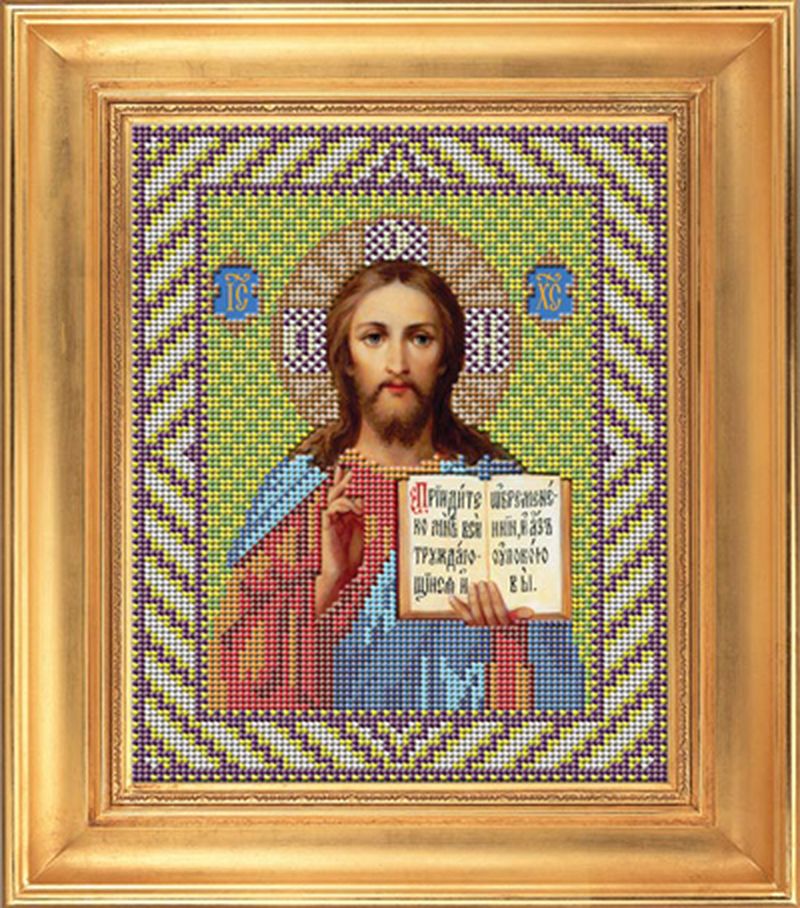 Набор для вышивания бисером Икона "Иисус" арт. ГЕЛ-17935-1-ГЕЛ0059992