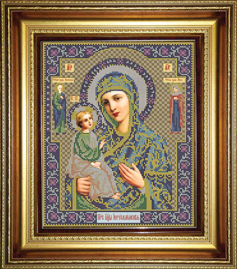 Набор для вышивания бисером Икона Божией Матери "Иерусалимская" арт. ГЕЛ-4756-1-ГЕЛ0083399 1