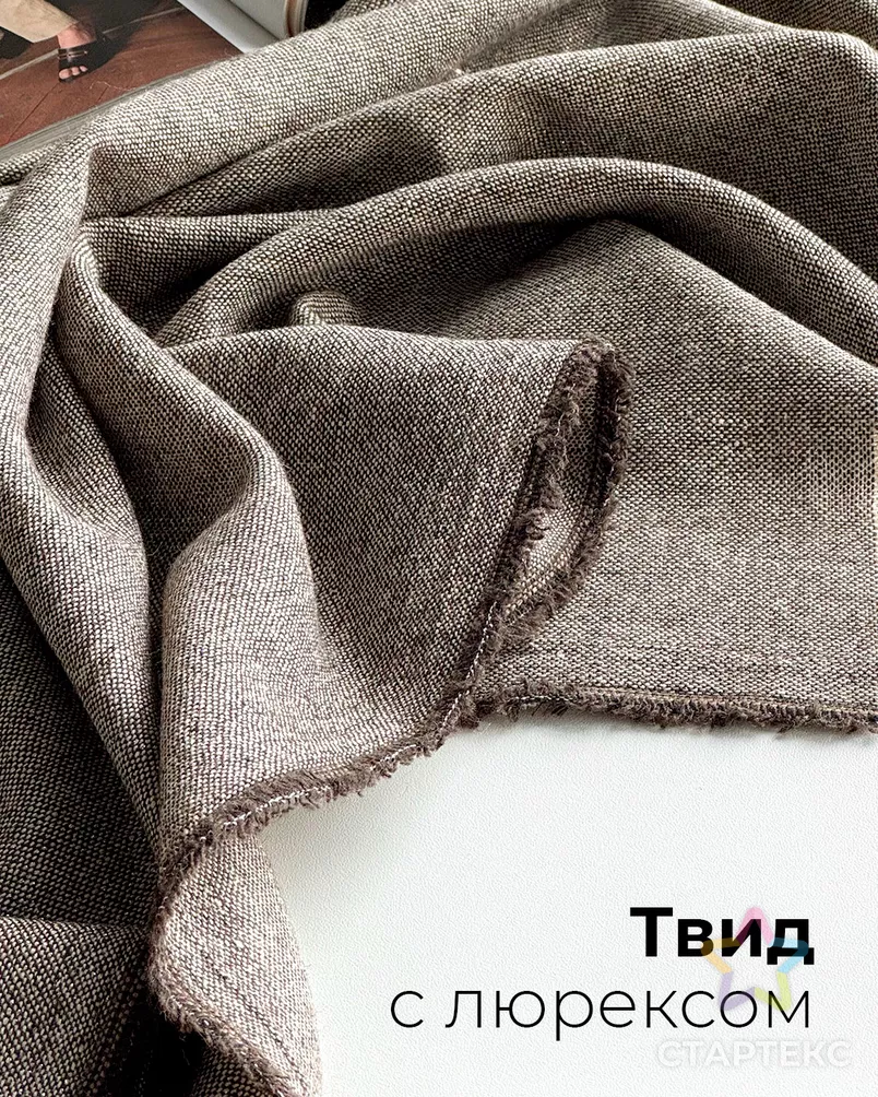 Костюмная Твид с люрексом арт. КТ-71-1-24595.001 - рис. 7