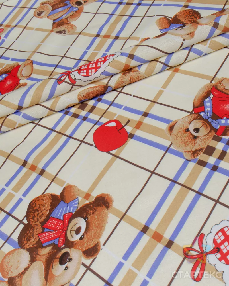 Мишки (Бязь 262/122 150 см) арт. ХВ-1248-1-Б00518.006 - рис. 2