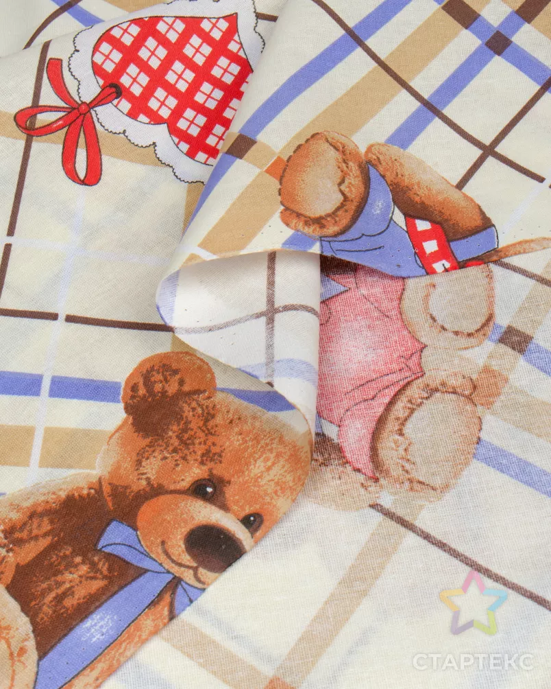 Мишки (Бязь 262/122 150 см) арт. ХВ-1248-1-Б00518.006 - рис. 5