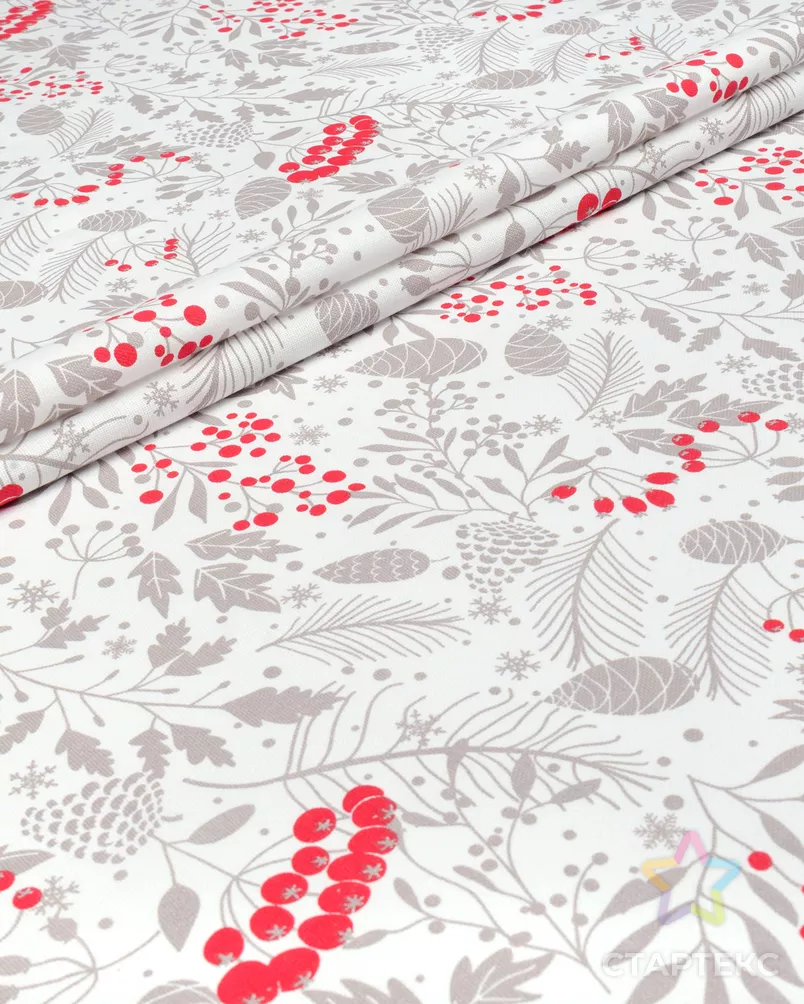 Зимняя рябина (Рогожка скатертная) арт. РЖК-305-1-Б00055.020 - рис. 2