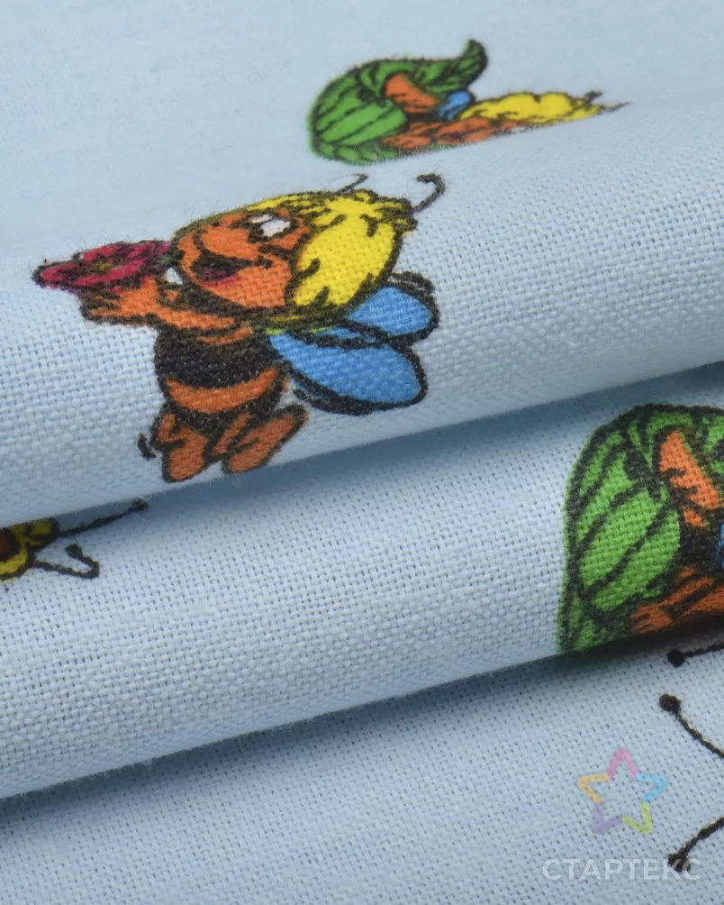 Фланель детская "Пчелки" арт. ФД75-74-1-1652.020 - рис. 2