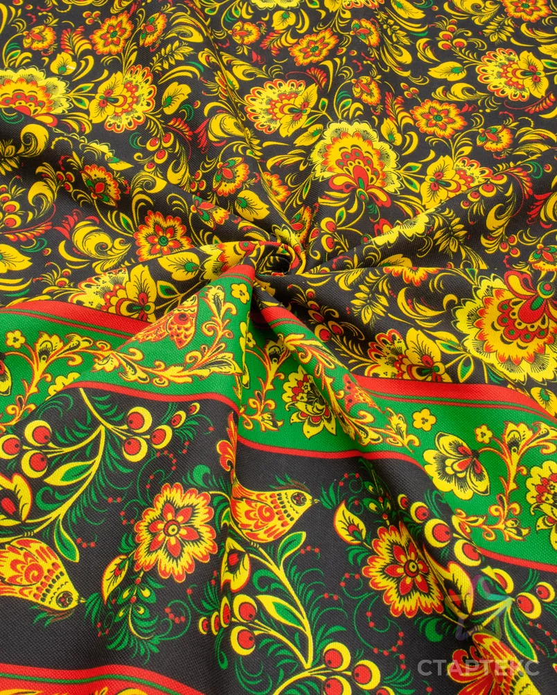 Хохлома (Рогожка набивная) арт. РЖК-337-1-Б00055.029 - рис. 4 Хохлома (Рогожка набивная) арт. РЖК-337-1-Б00055.029 - рис. 4