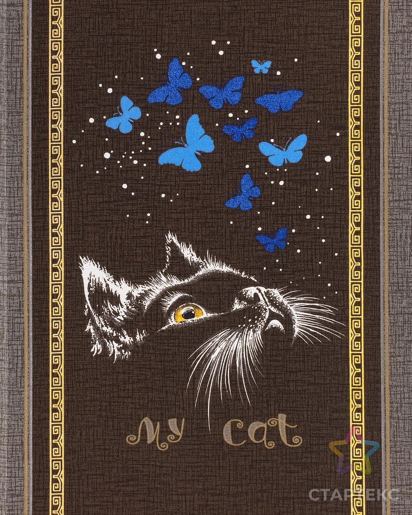 Лунный кот (Рогожка скатертная) арт. РЖК-232-1-1097.046 2