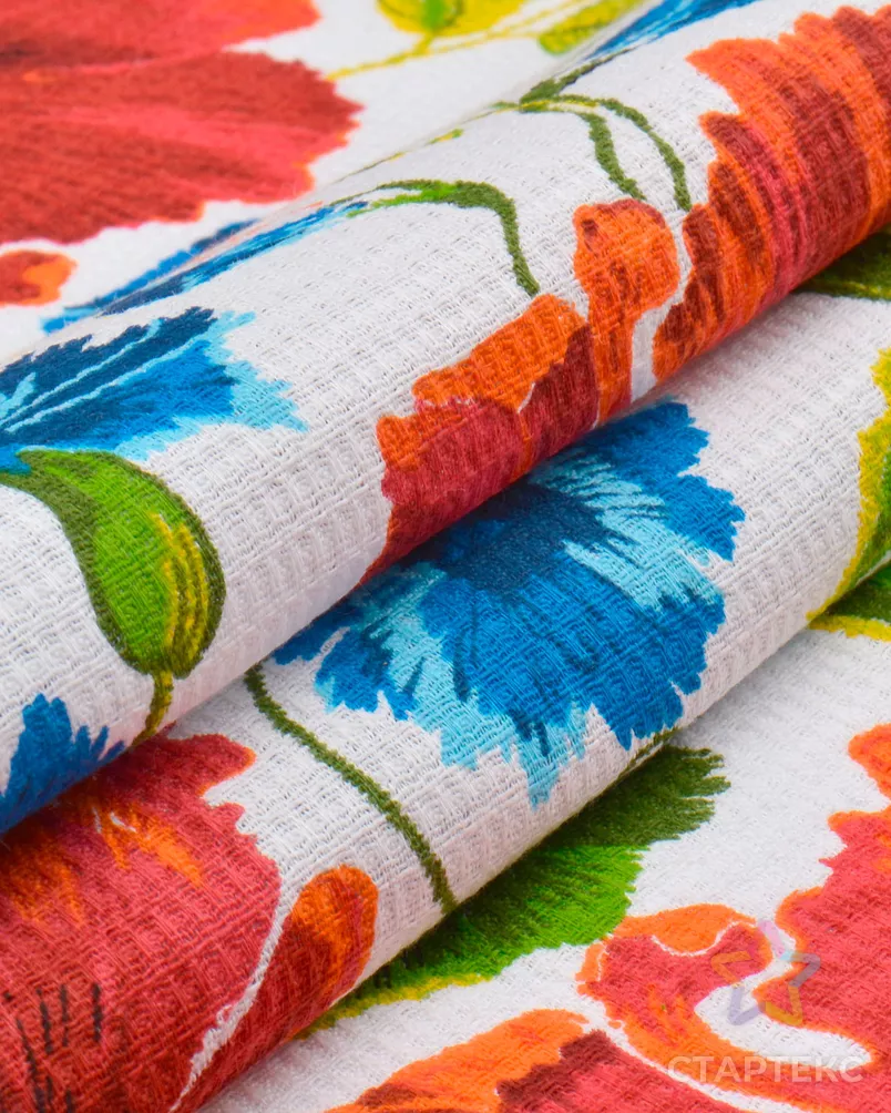 Маковое поле (Полотно вафельное 50 см) арт. ПВ50-156-1-0989.066 - рис. 2 Маковое поле (Полотно вафельное 50 см) арт. ПВ50-156-1-0989.066 - рис. 2