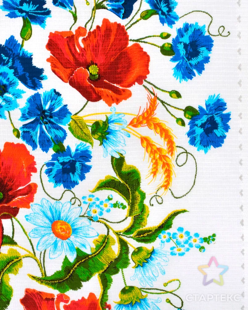 Маковое поле (Полотно вафельное 50 см) арт. ПВ50-156-1-0989.066 - рис. 3 Маковое поле (Полотно вафельное 50 см) арт. ПВ50-156-1-0989.066 - рис. 3