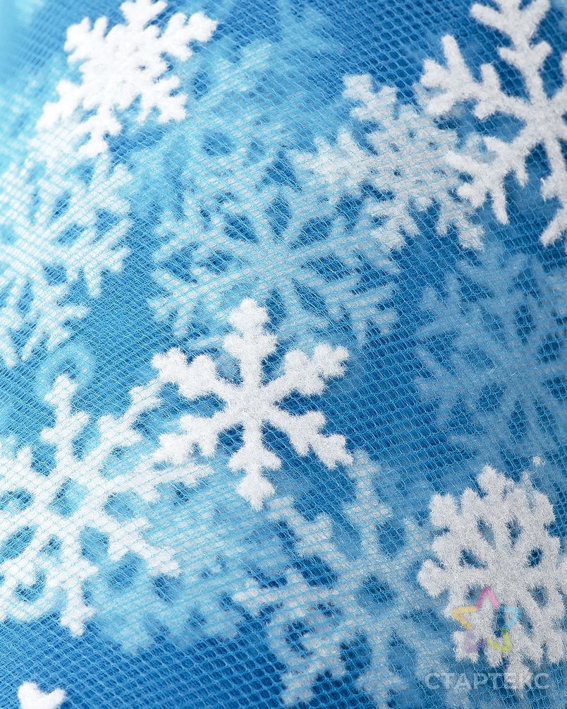 Фатин со снежинками ш.15 см арт. ФШ-23-1-33738.001 4