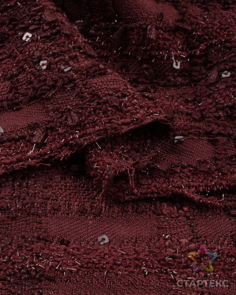 Букле с пайеткой и люрексом арт. БП-29-1-25426.004 - рис. 4