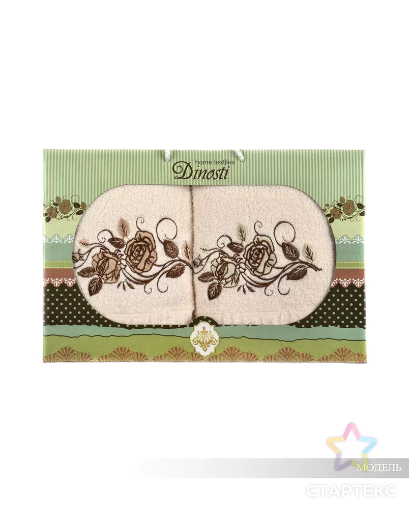 Набор махровых полотенец (Размер 40 х 70) арт. ПГСТ-196-1-1684.005 - рис. 2