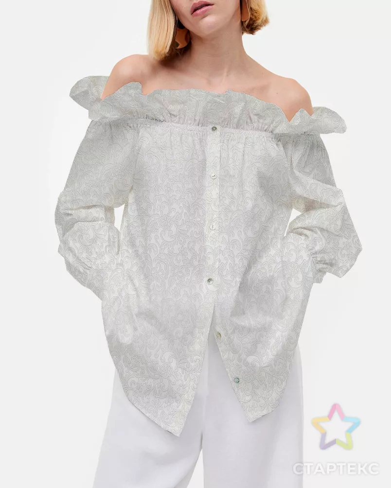 Коттон-жаккард "Сильвия" арт. ЖКК-20-20-11322.002 - рис. 5