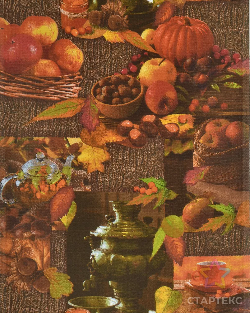 Осень (Полотно вафельное 50 см) арт. ПВ50-244-1-0989.122 - рис. 1