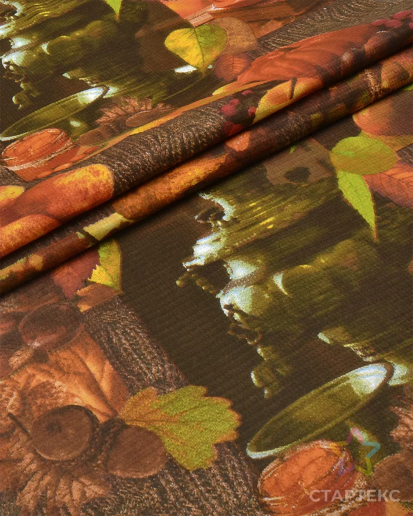 Осень (Полотно вафельное 50 см) арт. ПВ50-244-1-0989.122 - рис. 2