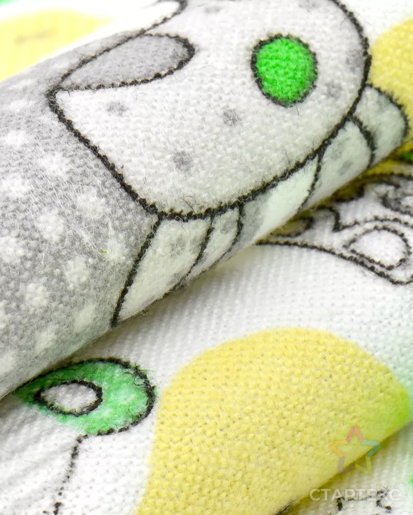 Звездные слоники (фланель детская) арт. ФД90-170-1-0876.127 - рис. 2