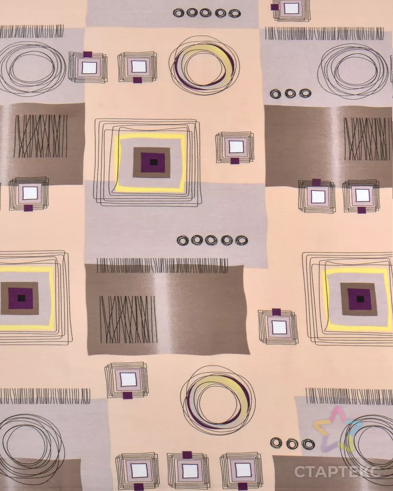 Графика Бязь 150 см арт. ХВ-392-1-0954.128 - рис. 2