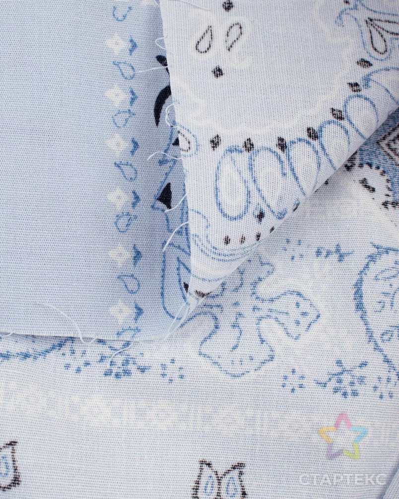 Поплин-стрейч принт арт. РП-84-1-27042.001 - рис. 4