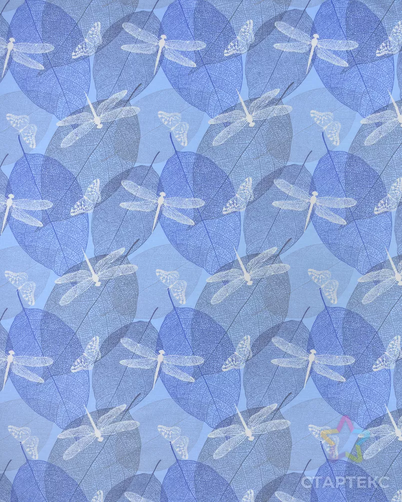 Стрекозы (Бязь 150 см) арт. ХВ-660-1-0954.154 - рис. 2