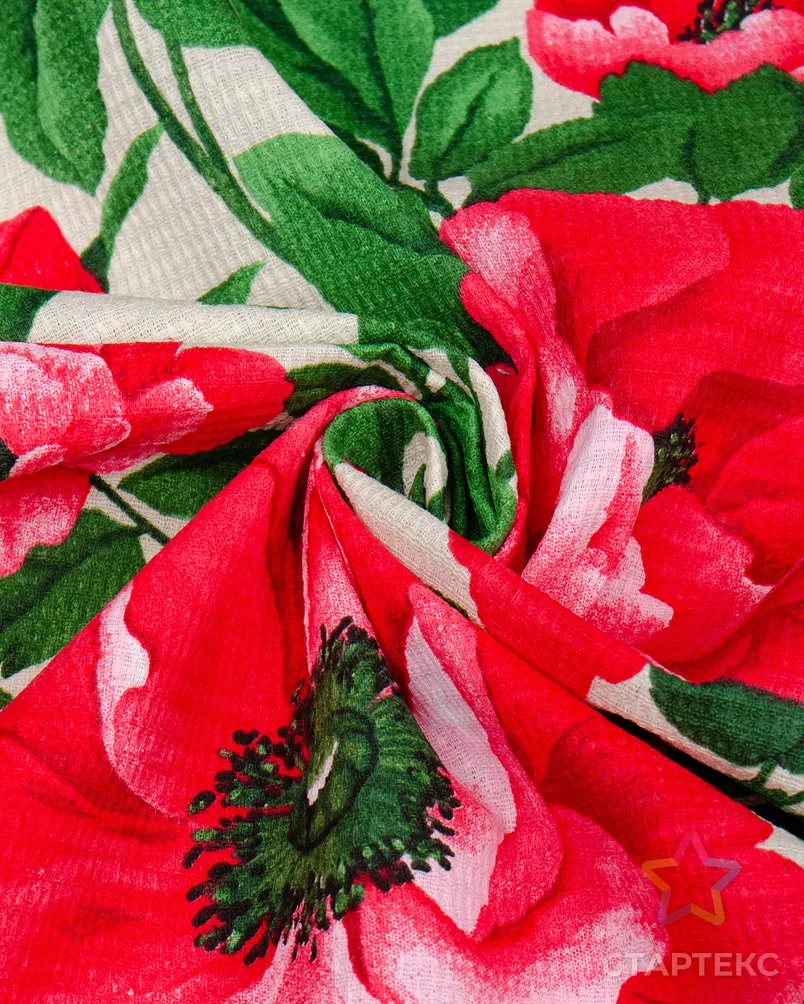 Королевский пион (Полотно вафельное 50 см) арт. ПВ50-462-1-0989.162 - рис. 4