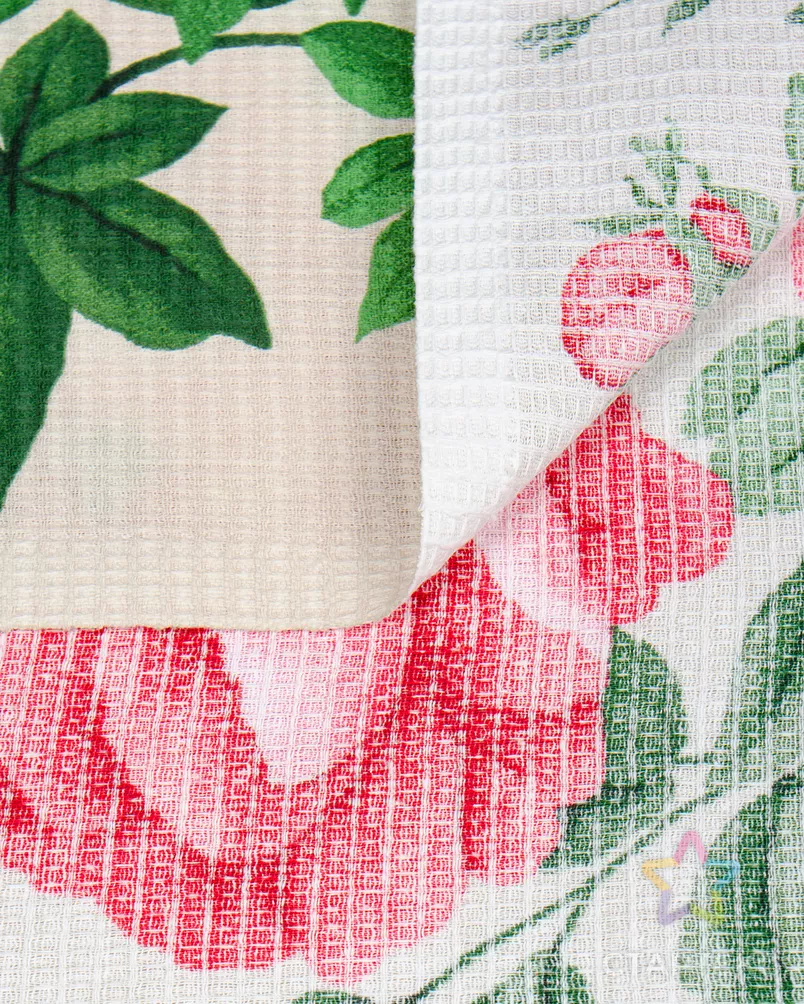 Королевский пион (Полотно вафельное 50 см) арт. ПВ50-462-1-0989.162 - рис. 5