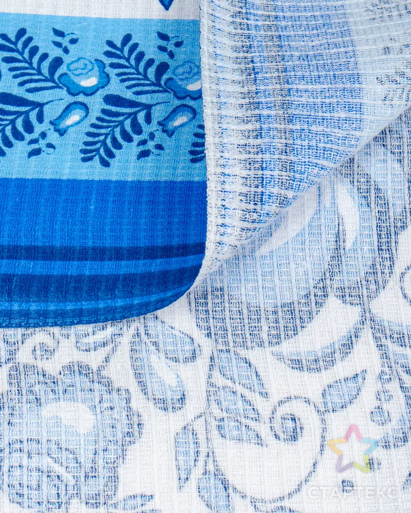 Гжель (Полотно вафельное 50 см) арт. ПВ50-463-1-0989.163 - рис. 5