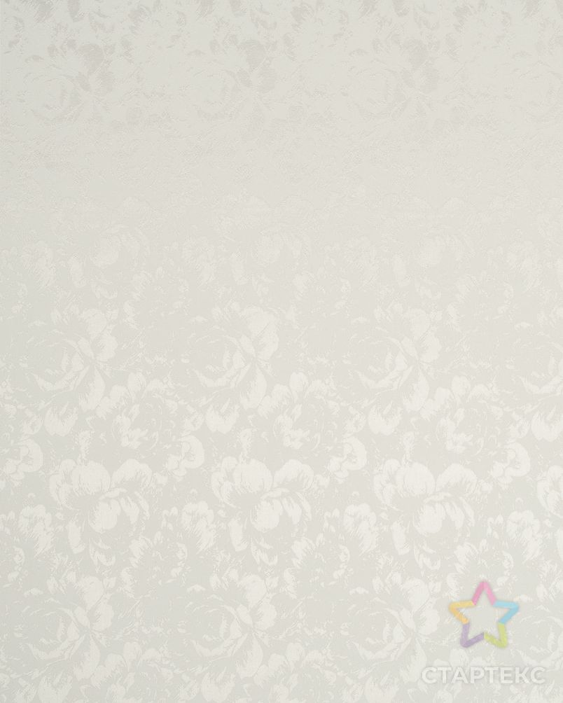 Атлас жаккард "Моар" цветы арт. ЖКА-6-16-7036.002 2