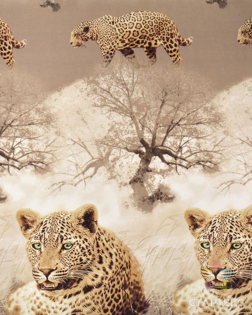 Леопард (Поплин 220 см) арт. ПП-587-1-0713.189 2