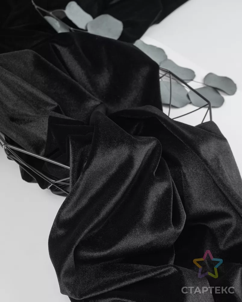 Заказать Бархат стрейч однотонный арт. Б-5-1-20091.001 в undefined - рис. 1