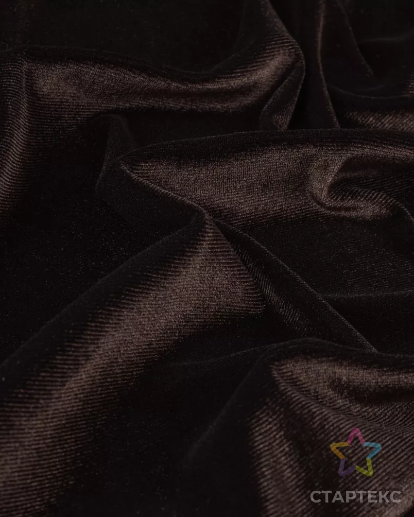 Бархат стрейч однотонный арт. Б-5-15-20091.012 - рис. 6