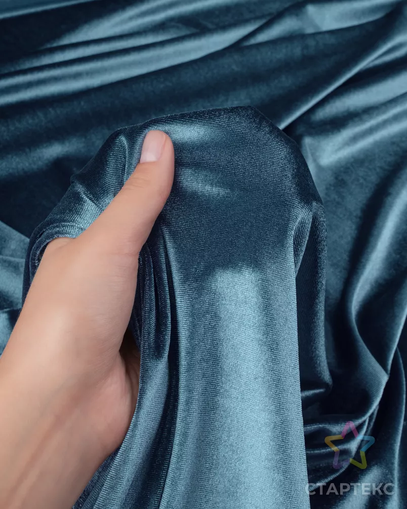 Бархат стрейч однотонный арт. Б-5-40-20091.063 - рис. 5 Бархат стрейч однотонный арт. Б-5-40-20091.063 - рис. 5