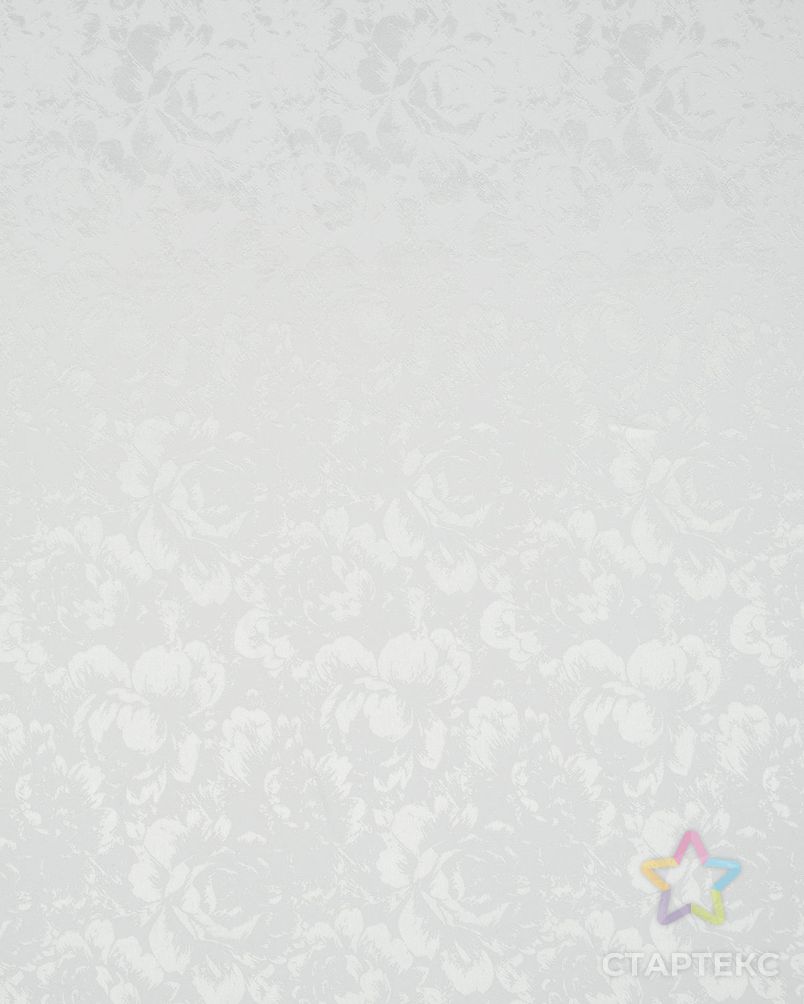Атлас жаккард "Моар" цветы арт. ЖКА-6-6-7036.001