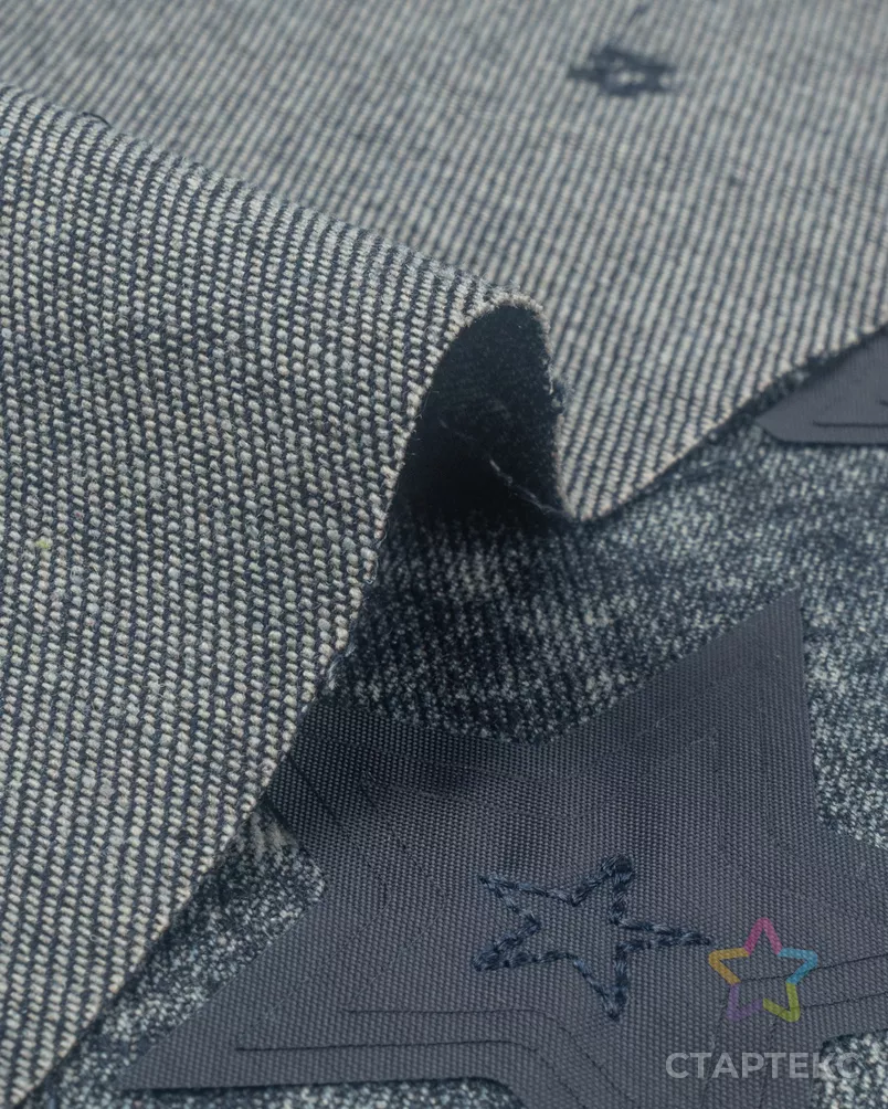 Джинс с аппликацией "Звезда" арт. ДЖВ-10-1-24631.001 - рис. 5