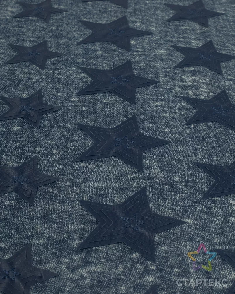 Джинс с аппликацией "Звезда" арт. ДЖВ-10-1-24631.001 - рис. 2